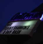 Tommy's Birthday Bash signage outside Antones
